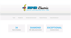 Desktop Screenshot of esperelectric.com
